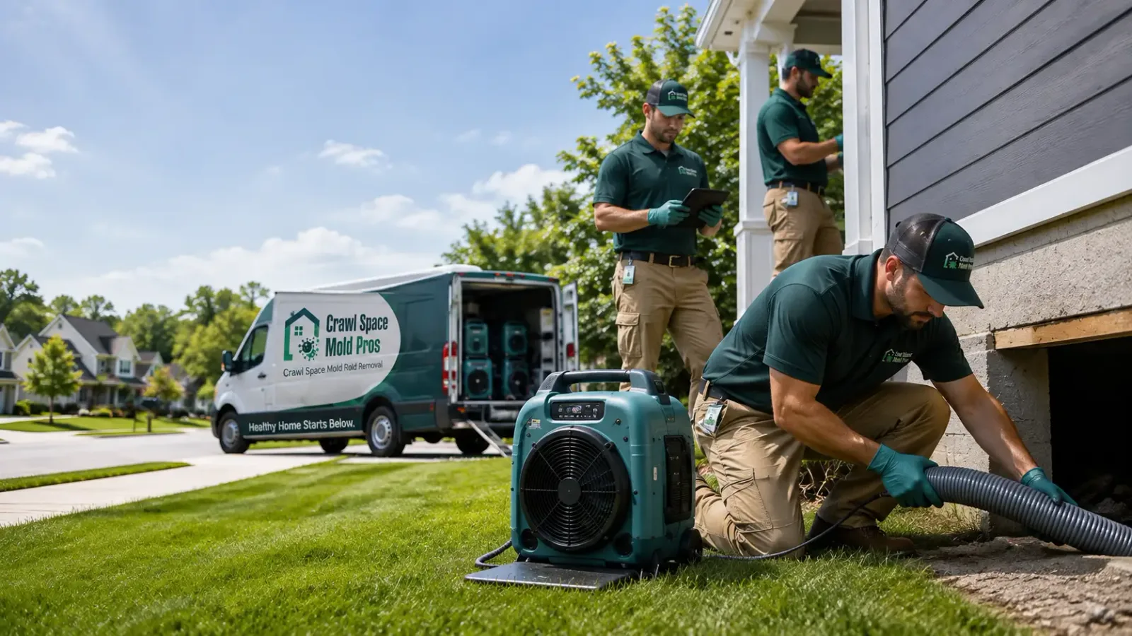 Crawl Space Mold Removal in Pennsburg, PA